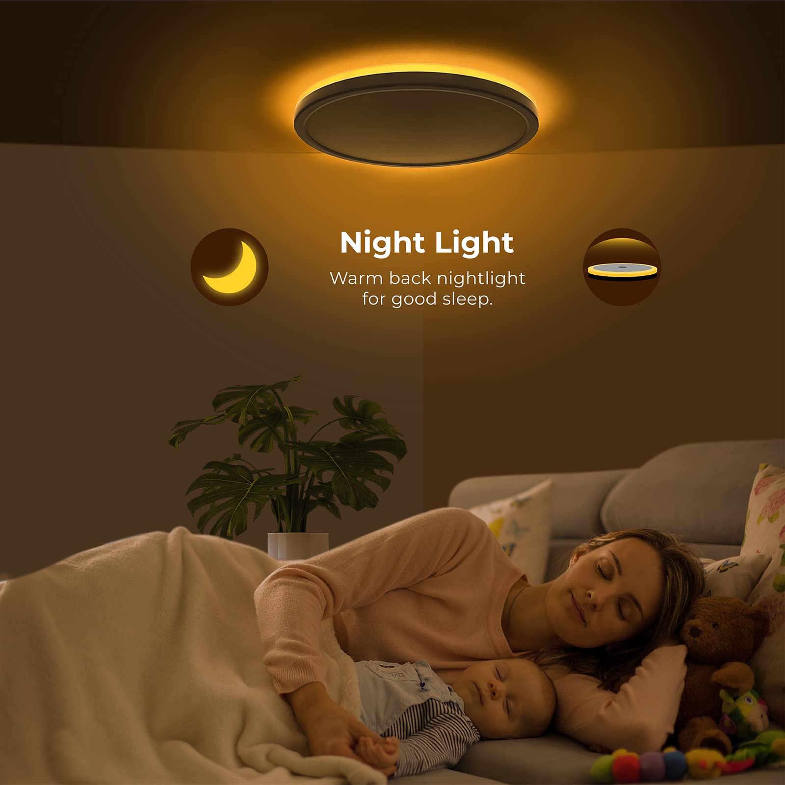 Matane 24W 2400LM provides efficient illumination for larger spaces.