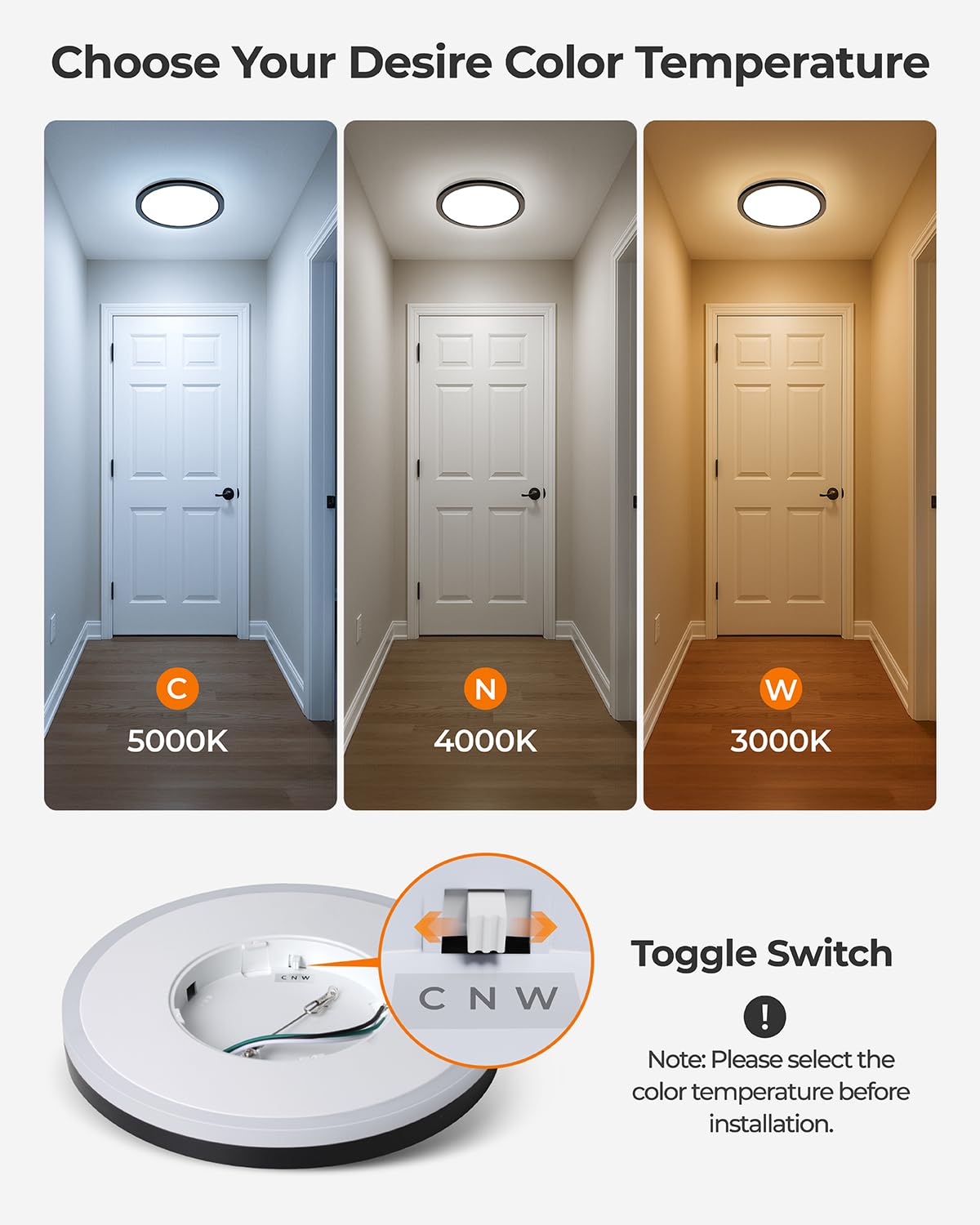 Matane 18W LED provides bright, energy-efficient illumination for daily tasks.