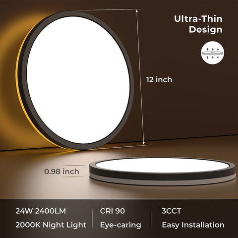 Matane 12-inch light suits bedrooms, living rooms, and other spaces with versatile performance.
