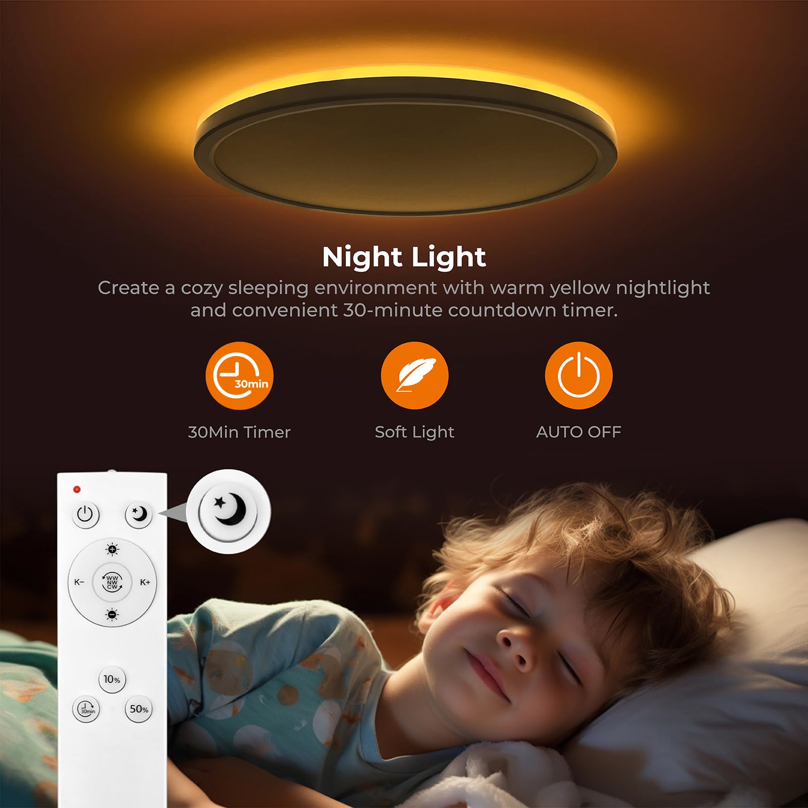 Matane 30-minute timer aids automatic shutoff for restful evenings