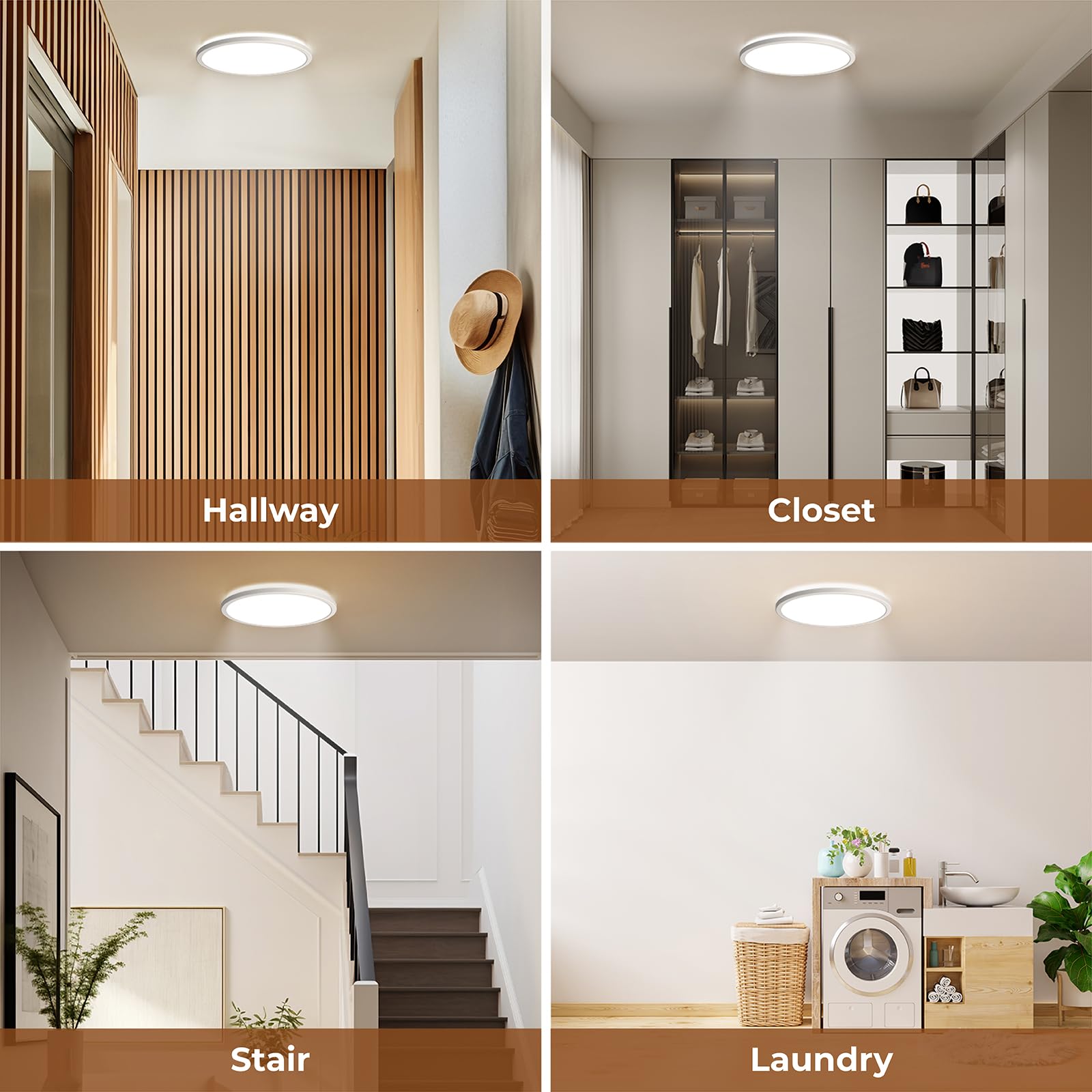 Matane hardwired ceiling fixture designed for indoor spaces like garage