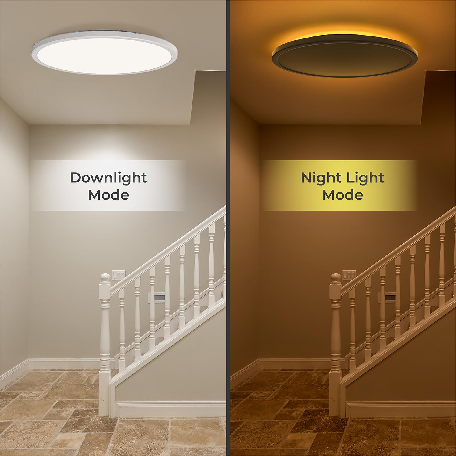 Matane backlight at 2000K offering gentle ambience for evening routines
