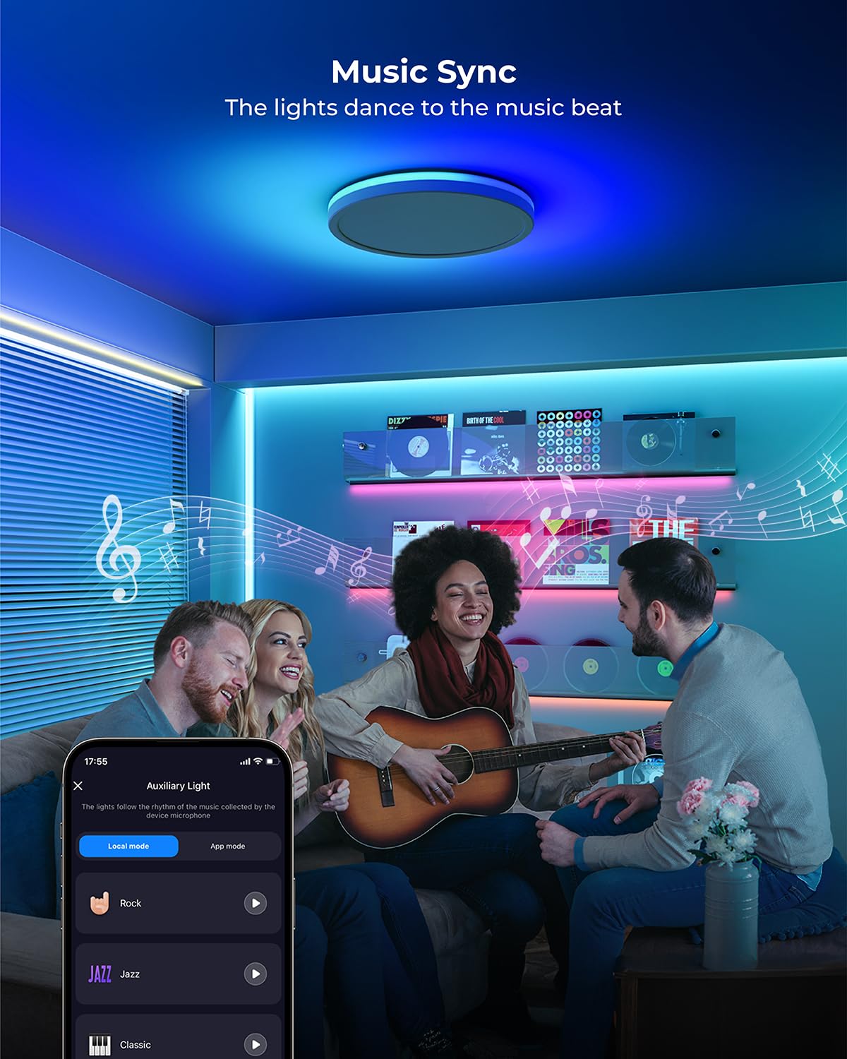 Matane main light with adjustable brightness for any activity