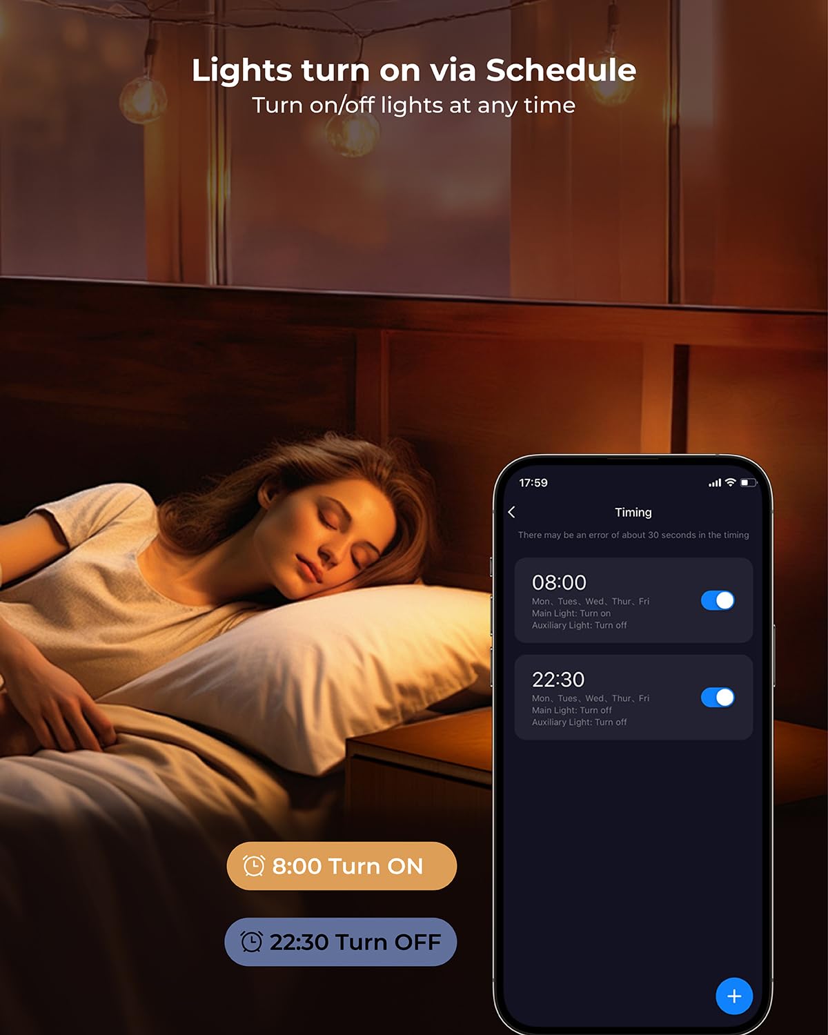Matane 44 scene modes provide ambience for dinners, parties, and study
