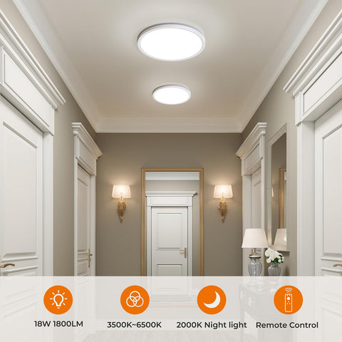 Matane ceiling light remote control for quick brightness and temperature adjustments