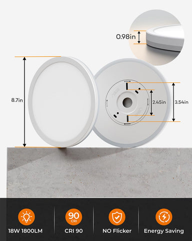 Matane smooth 0–100 percent dimming compatible with most dimmers
