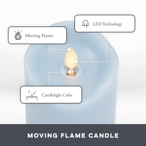 3-4-5-6 inch set by Matchless Candle Co. creates versatile centerpiece lighting.