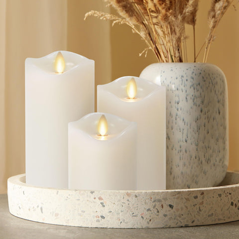 Matchless Candle Co. timer function simplifies daily lighting routine.