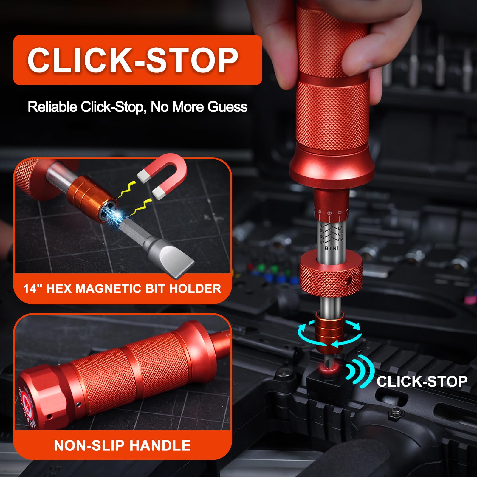 Matework 68Pcs with magnetic extensions keeps bits secure during repairs.