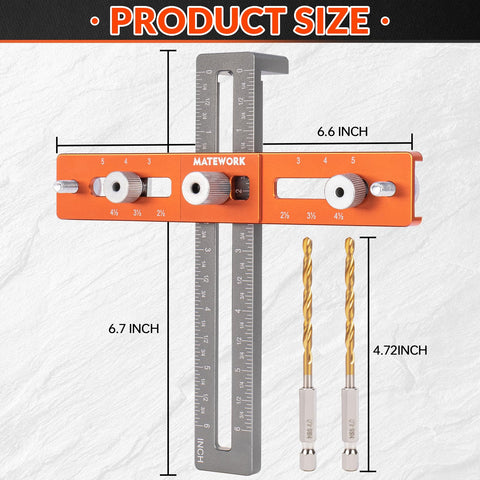 Wide application for drawers, doors, and knobs makes installation flexible.