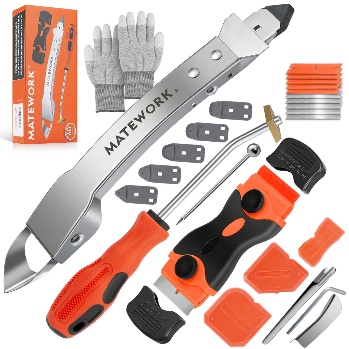 Matework caulking tool kit set for precise sealing in kitchens and bathrooms