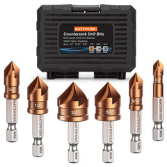 Matework M35 cobalt countersink bits offer durable performance for tough metals