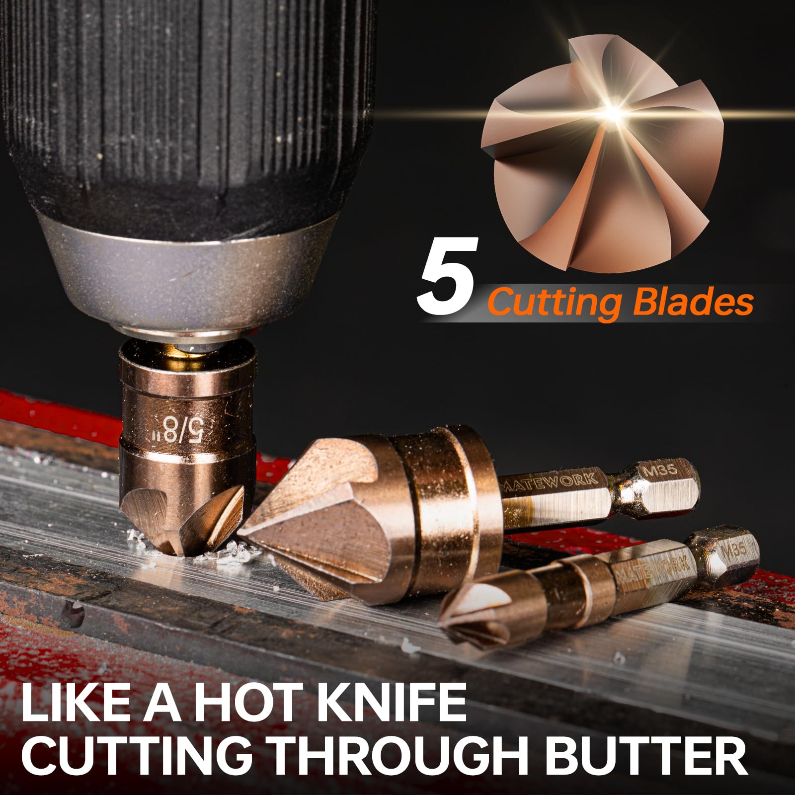 Suitable for stainless steel, carbon steel, iron, copper, aluminum