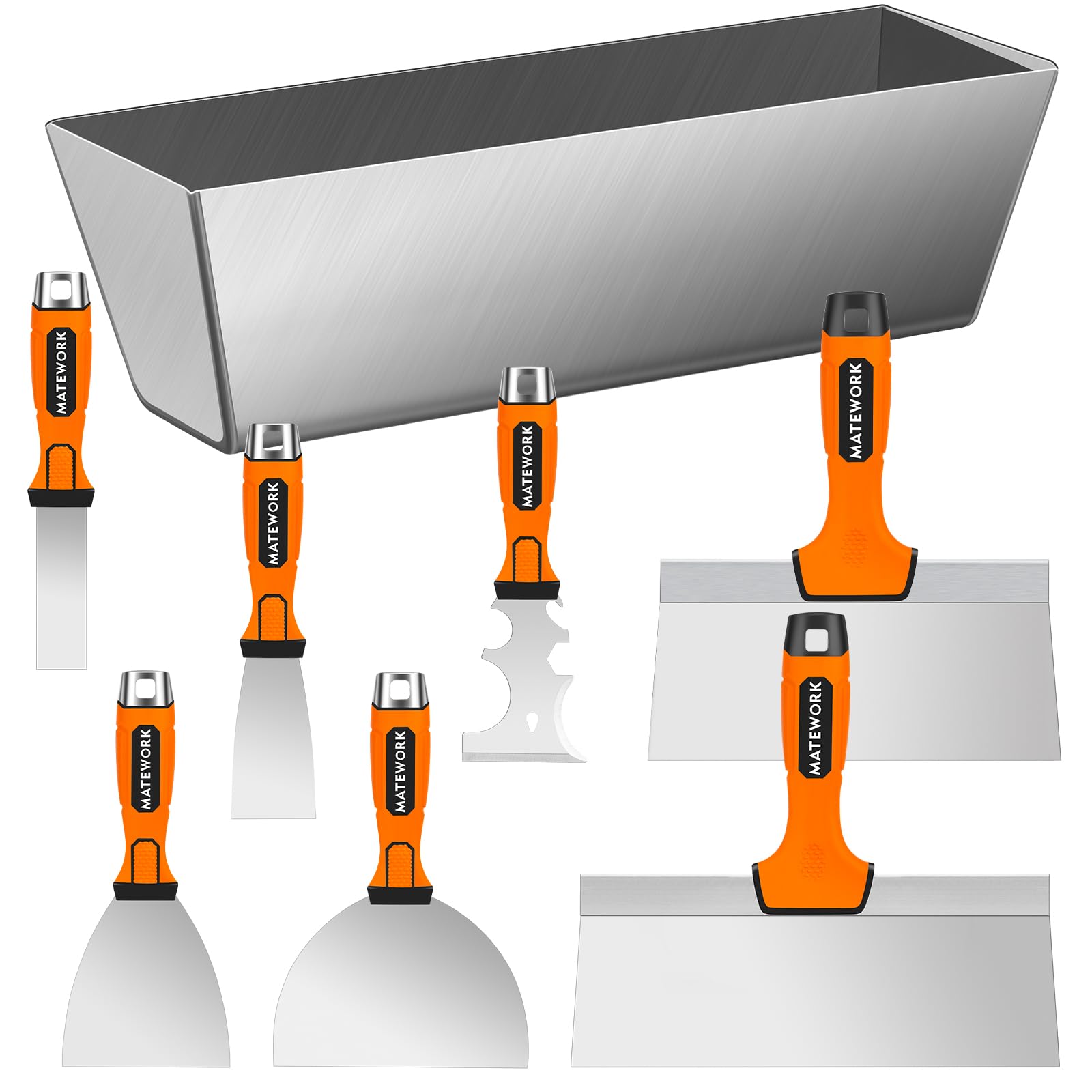 Matework drywall kit layout showing the full 8-piece set for efficient planning.