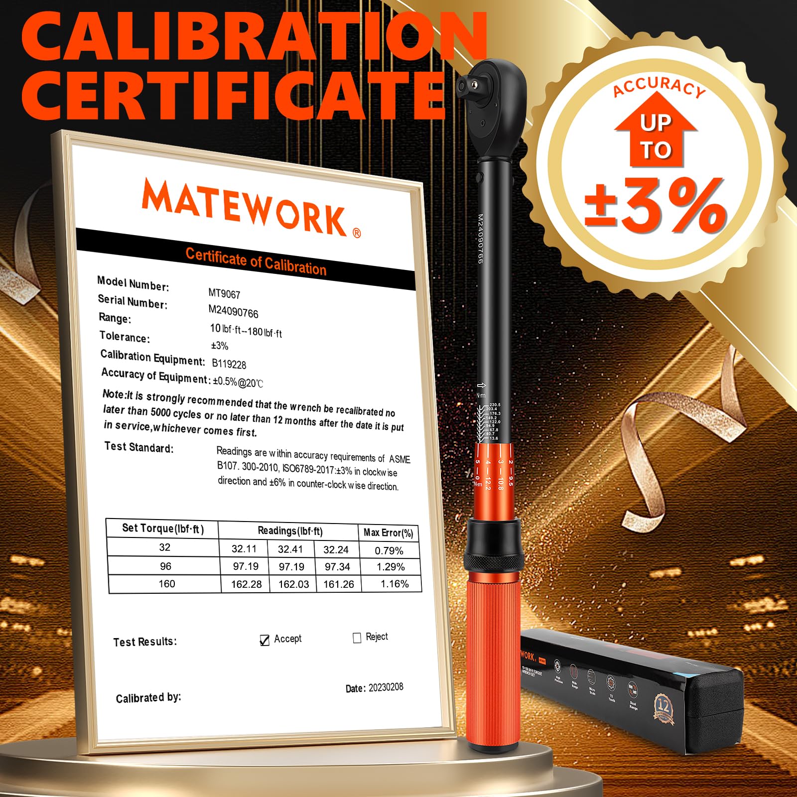 Matework 72-tooth dual-direction wrench for easy tightening in tight spaces.