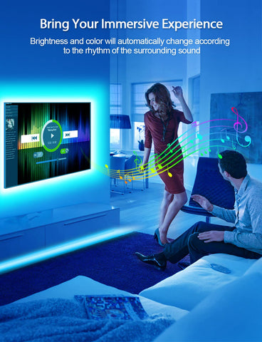 MATICOD duoCo Strip app control enables convenient mood lighting.