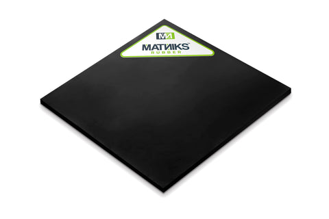 MATNIKS neoprene rubber sheet flat view for gasket projects and leveling.