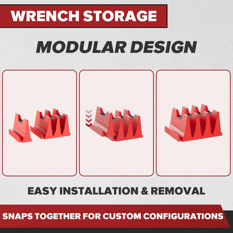 Matscover modular design shown for secure, configurable wrench kit