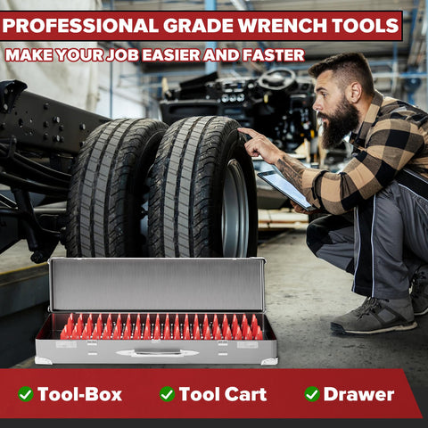 Matscover tool drawer solution helps keep wrenches in order