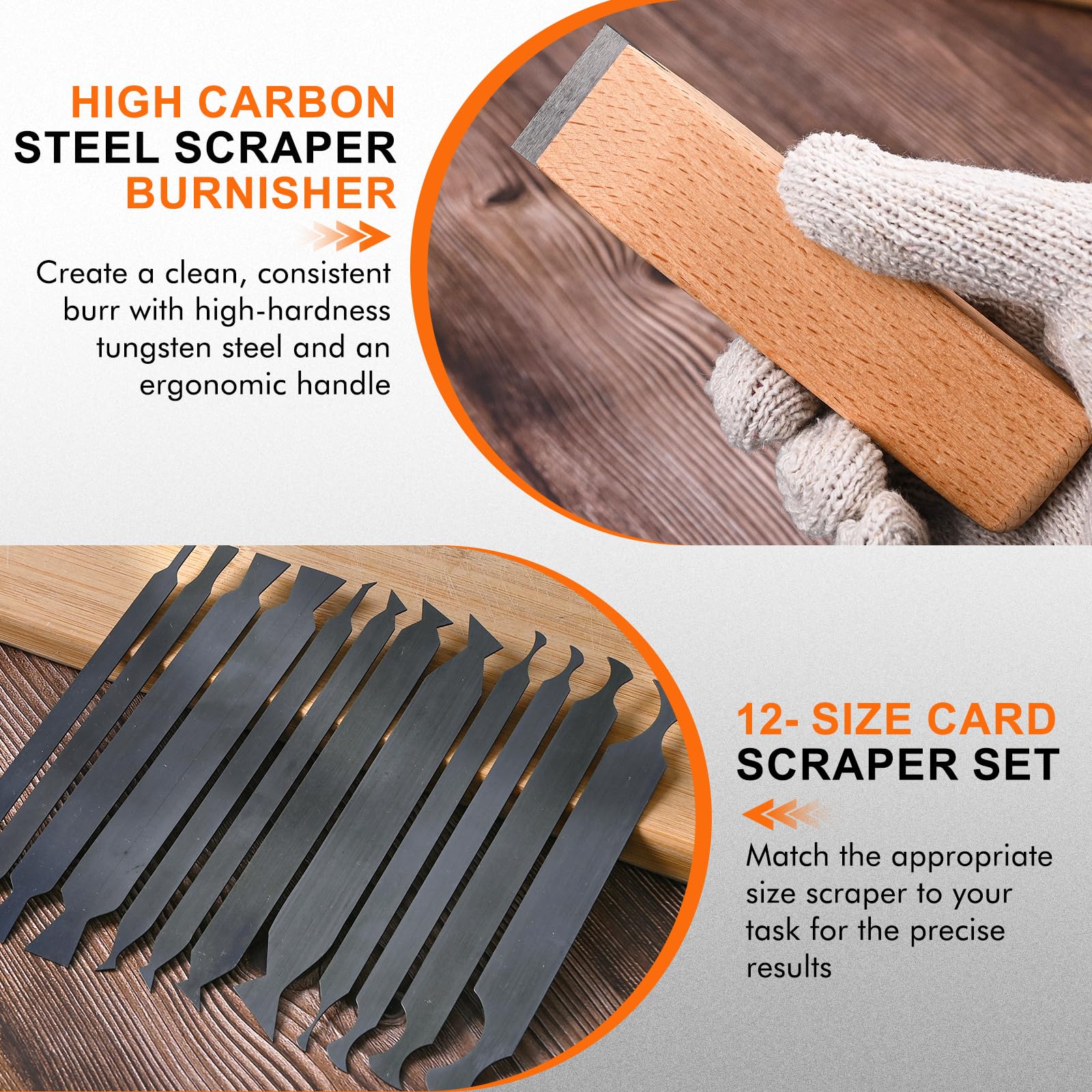 Matscover wood finishing detail work demonstrates shaping and flattening capabilities