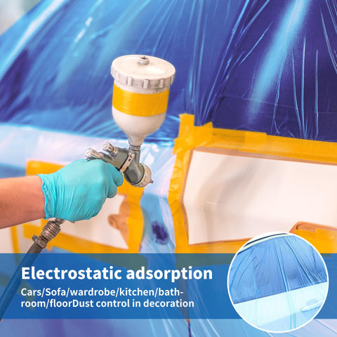 MATUFF electrostatic film adheres quickly to surfaces with minimal effort