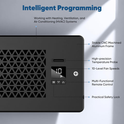 MATULSA 10-speed dial allows precise airflow customization.