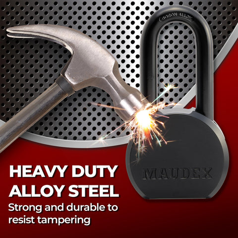 Maudex PME65 includes 5 nickel-plated brass keys for easy sharing.
