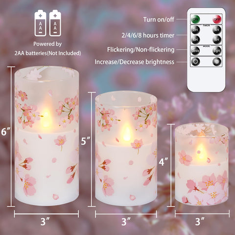 Mavandes remote-control candles with timer for effortless mood lighting.