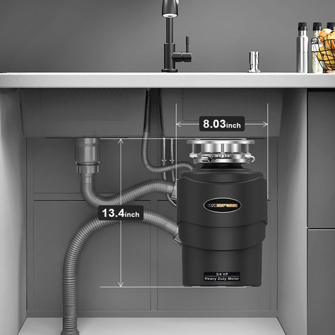 MAX DISPOSER stainless steel grinding chamber highlights rustproof durability