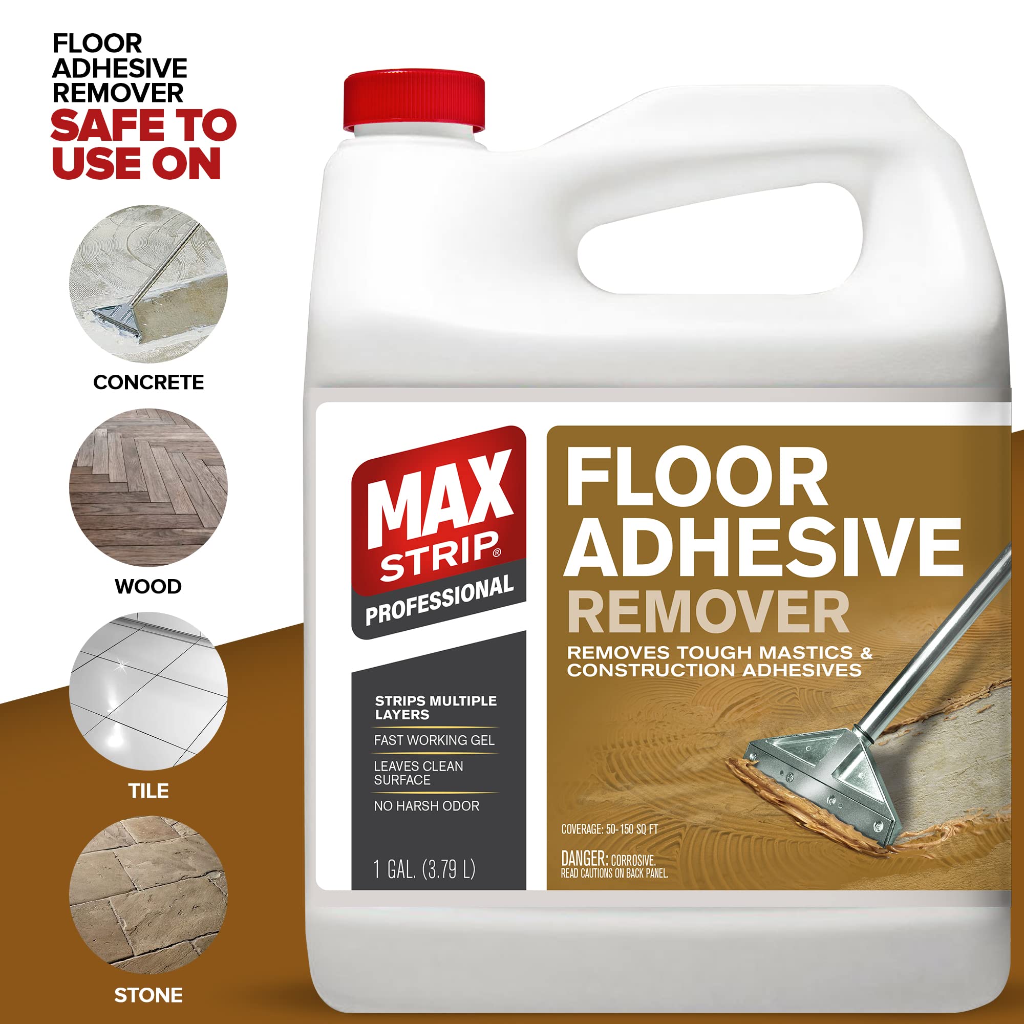 Max Strip Odorless Formula enables safer refinishing with no harsh fumes.