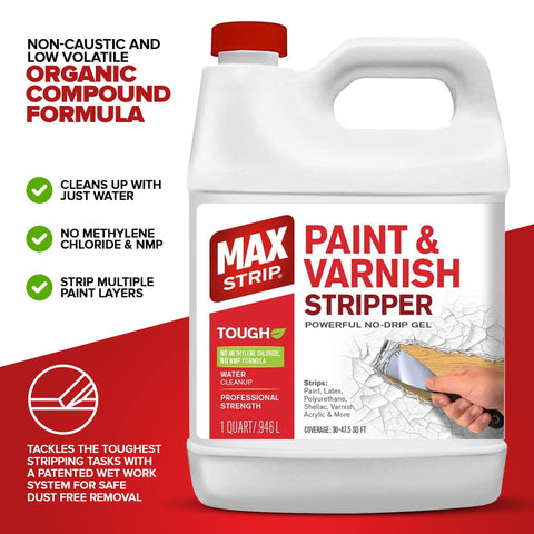 Pour-cap packaging enables easy measurement and minimal mess with Max Strip.