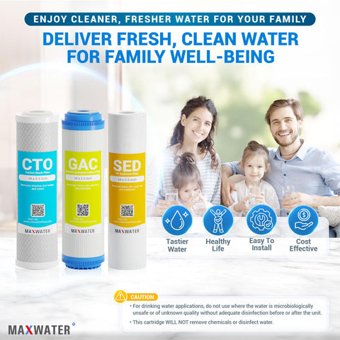 Max Water WHWC compatibility filter suitable for Whirlpool WHWC systems.