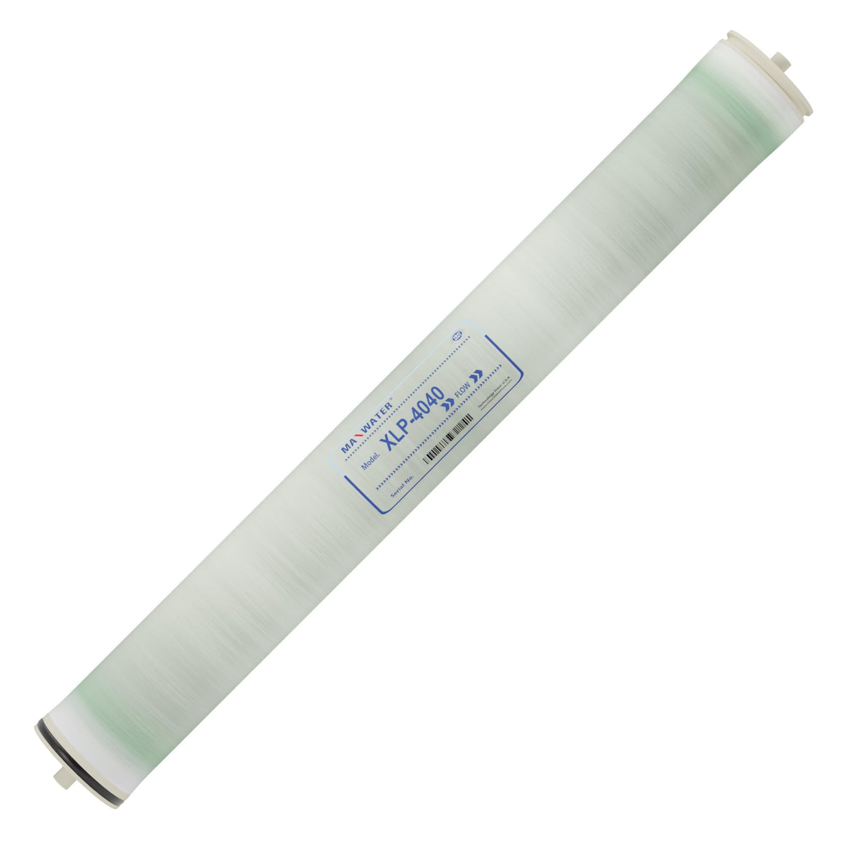 Max Water XLP-4040 membrane close-up, highlighting high-purity filtration capability.
