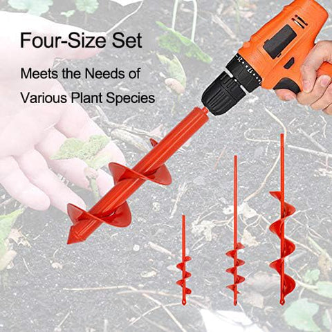 MAXCCINO auger drill bit 2 x 14.5 inches powers through deep holes for shrubs and planters.