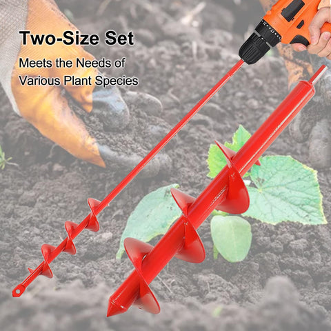 MAXCCINO auger drill bit for post holes; sand and soil digging made easier