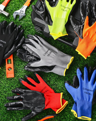 Maxcheck gloves suitable for home, garden, and light workshop use