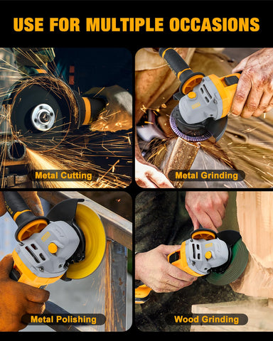 Maxcular wheel guard protecting you from sparks and debris
