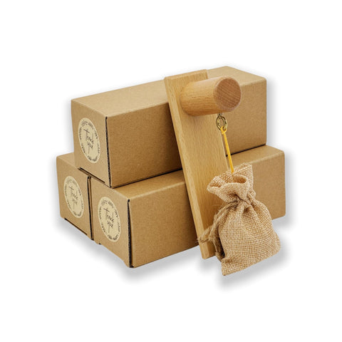 MaxForJoys beech wood base adds refined, sturdy support.