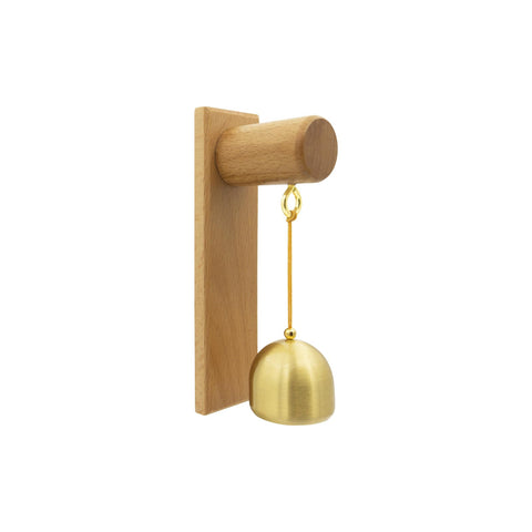 MaxForJoys shopkeeper bell mounted on wooden door with a welcoming chime.