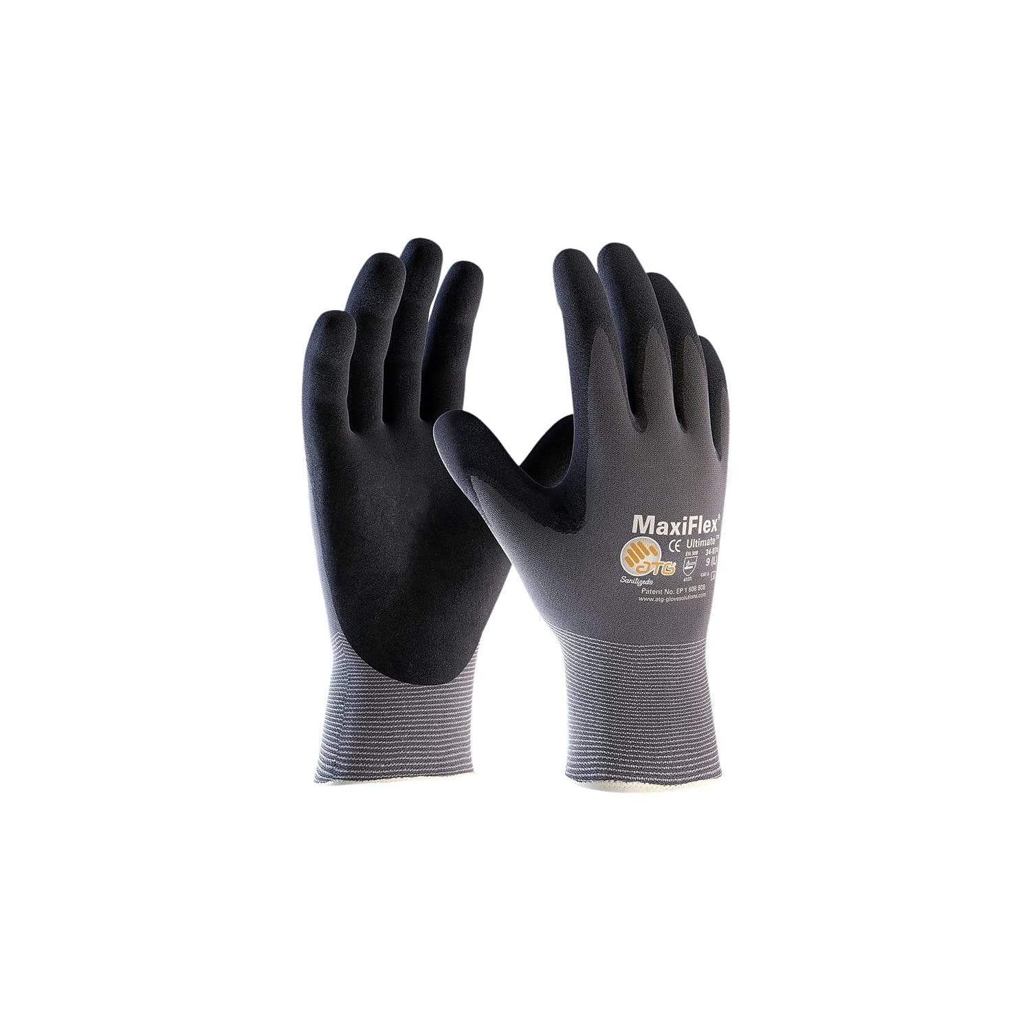 MaxiFlex Ultimate ATG 34-874 breathable knit glove for precise dry-environment handling