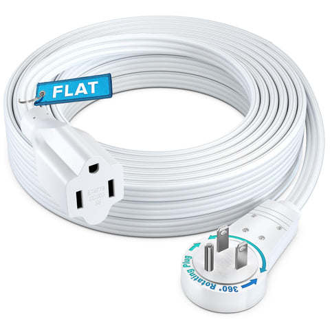 Maximm 360 rotating flat-plug for clutter-free outlets and desks