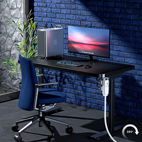 Maximm 6-foot extension cord extended for flexible reach in a room.