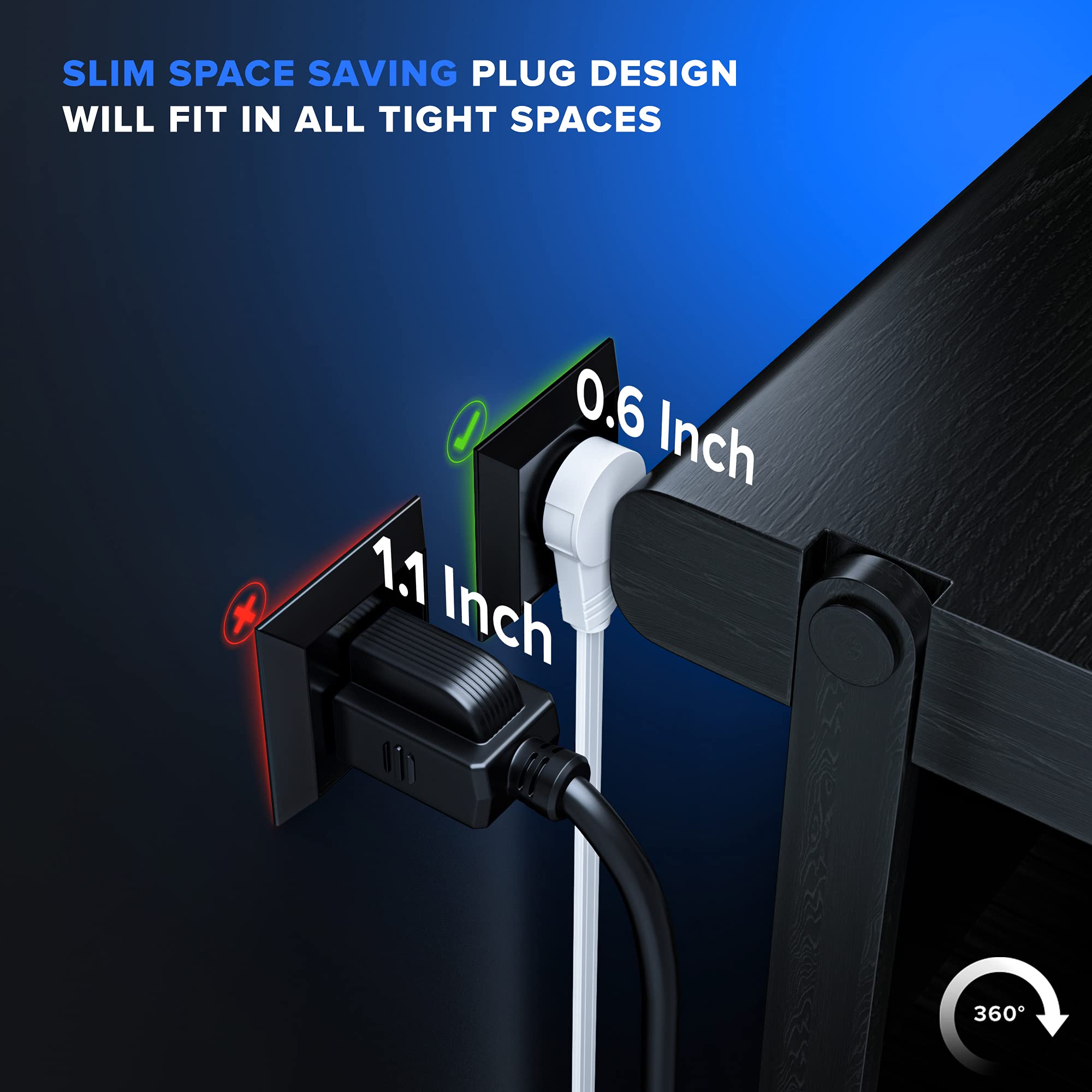 Maximm Cable three-outlet extension enabling multi-device power