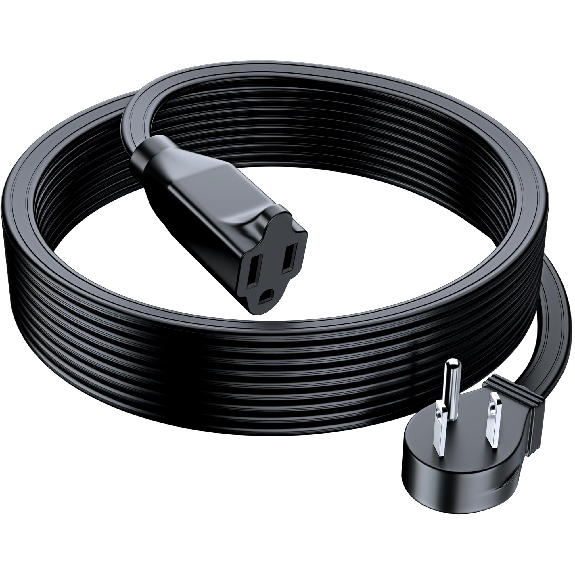 Maximm extension cord with flat wire designed for discreet under-carpet setup
