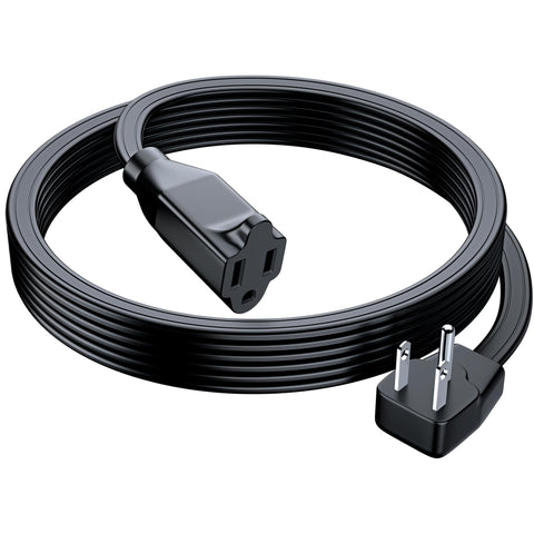 Maximm extension cord with flat plug, 10ft, ideal behind desks.