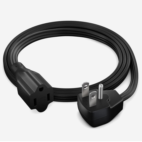 Maximm heavy-duty 4ft flat extension cord behind desks for power access.