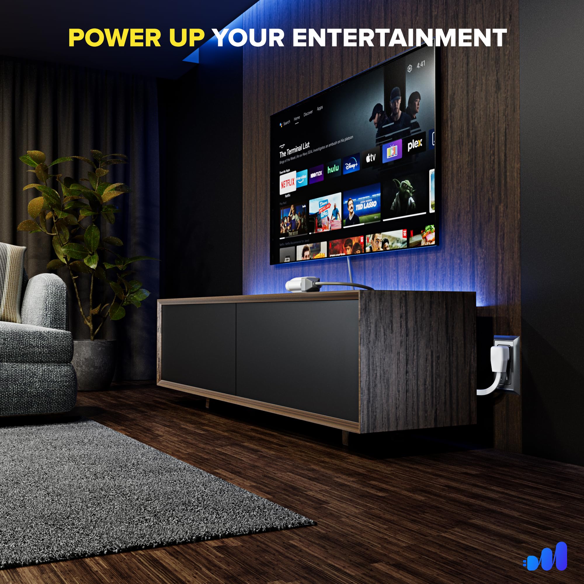 Maximm extension cord powering kitchen appliances for reliable operation