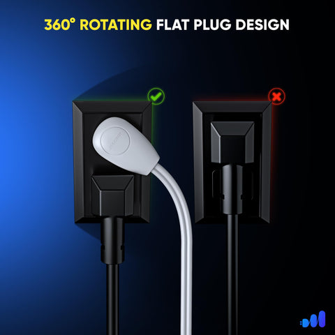 UL-certified Maximm extension cord for reliable, safe operation.