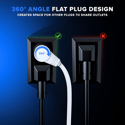 Maximm three-outlet receptacle close-up for versatile device connections.