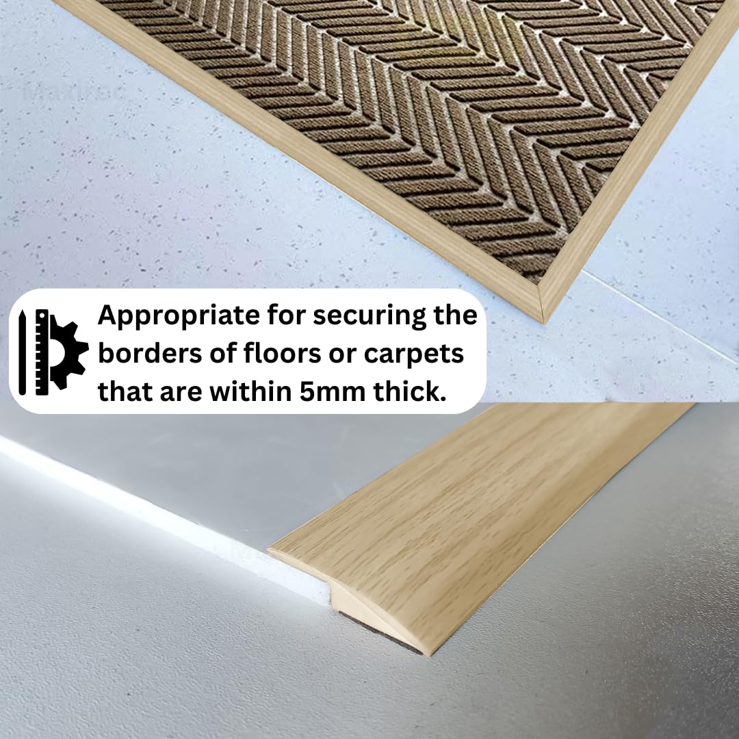 Maxiroc threshold edge trim bridges gaps at doorways